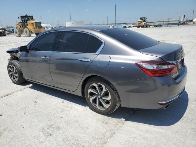 1HGCR3F86HA033920 - 2017 HONDA ACCORD EXL GRAY photo 2