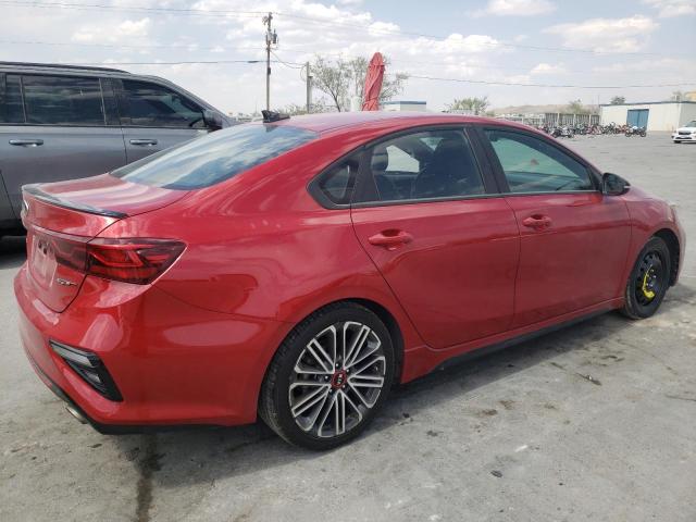 3KPF44AC8LE256154 - 2020 KIA FORTE GT RED photo 3