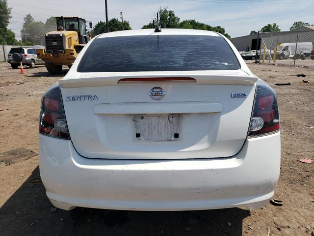 3N1AB6AP6CL696354 - 2012 NISSAN SENTRA 2.0 WHITE photo 6