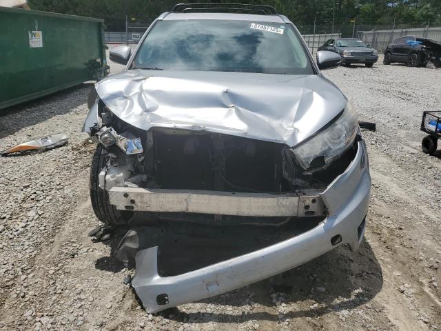 5TDJKRFH0GS229463 - 2016 TOYOTA HIGHLANDER XLE SILVER photo 5