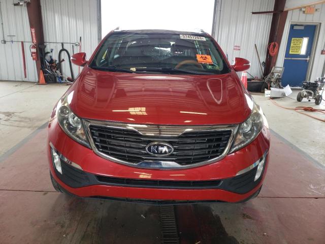 KNDPCCA27C7211957 - 2012 KIA SPORTAGE EX RED photo 5