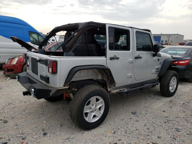 1C4BJWDG9CL161644 - 2012 JEEP WRANGLER U SPORT SILVER photo 3