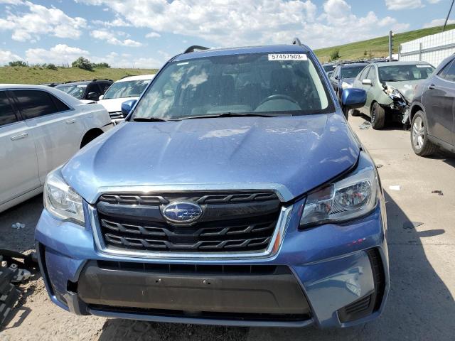 JF2SJGEC1JH427709 - 2018 SUBARU FORESTER 2.0XT PREMIUM BLUE photo 5