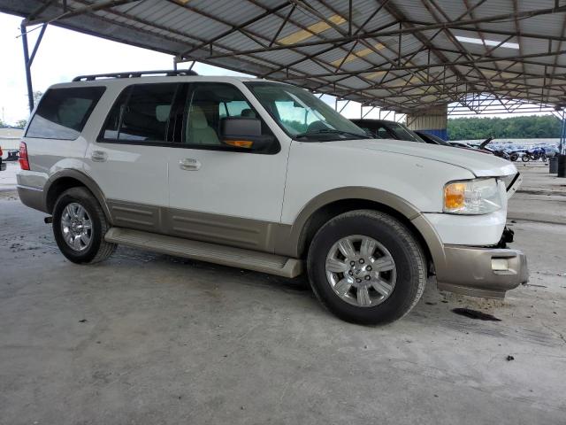 1FMFU18556LA10353 - 2006 FORD EXPEDITION EDDIE BAUER WHITE photo 4