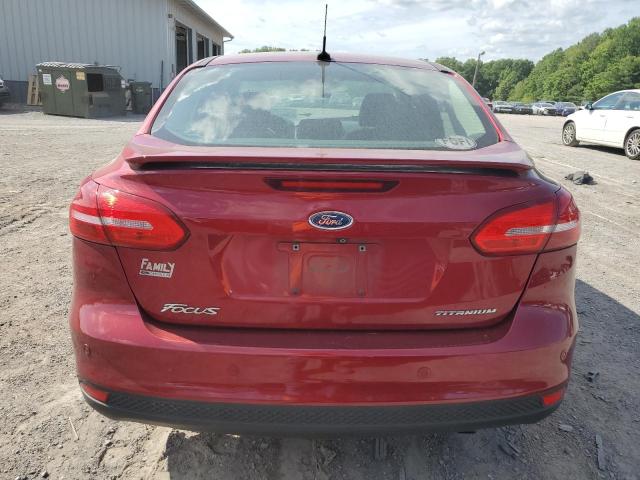 1FADP3J21FL362284 - 2015 FORD FOCUS TITANIUM MAROON photo 6