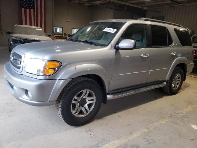 5TDBT48A23S180510 - 2003 TOYOTA SEQUOIA LIMITED SILVER photo 1