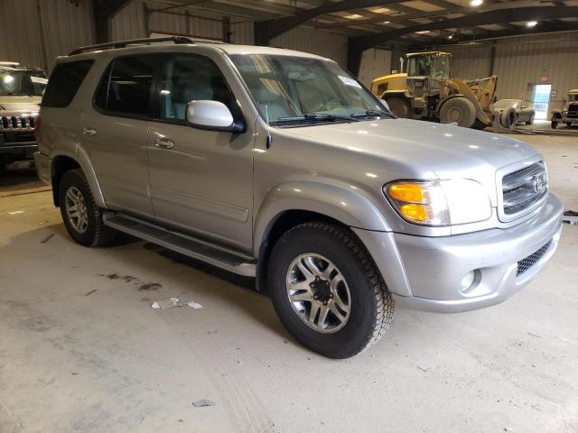 5TDBT48A23S180510 - 2003 TOYOTA SEQUOIA LIMITED SILVER photo 4