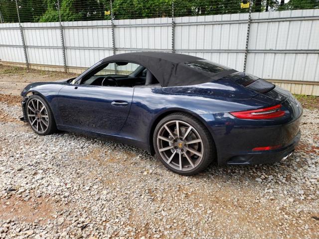 WP0CA2A98HS141563 - 2017 PORSCHE 911 CARRERA BLUE photo 2