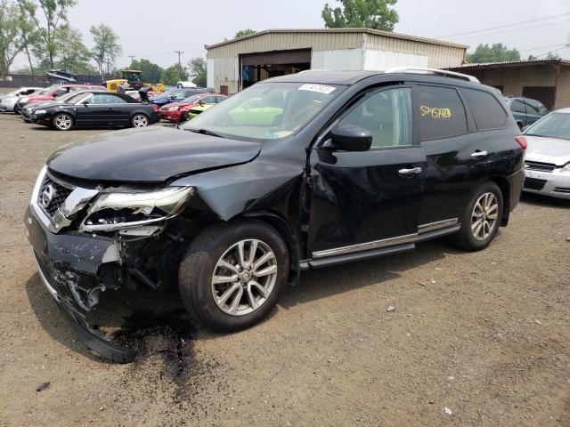 5N1AR2MM1EC727300 - 2014 NISSAN PATHFINDER S BLACK photo 1