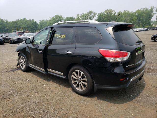 5N1AR2MM1EC727300 - 2014 NISSAN PATHFINDER S BLACK photo 2