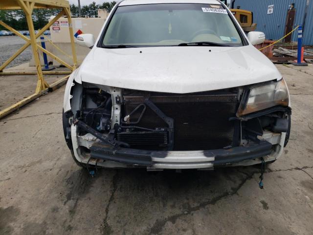 2HNYD2H27BH529494 - 2011 ACURA MDX WHITE photo 5