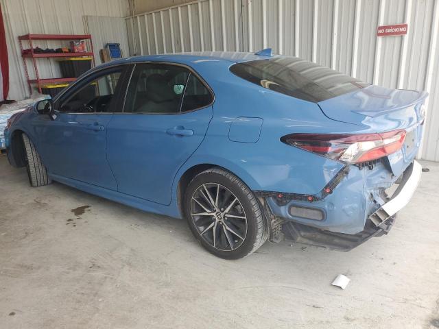 4T1G11AK4PU126040 - 2023 TOYOTA CAMRY SE NIGHT SHADE BLUE photo 2