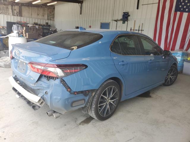 4T1G11AK4PU126040 - 2023 TOYOTA CAMRY SE NIGHT SHADE BLUE photo 3