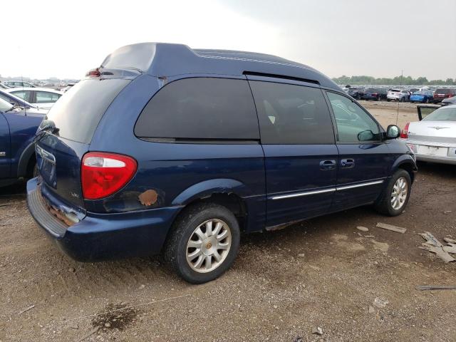 2C4GP54L62R613339 - 2002 CHRYSLER TOWN & COU LXI BLUE photo 3