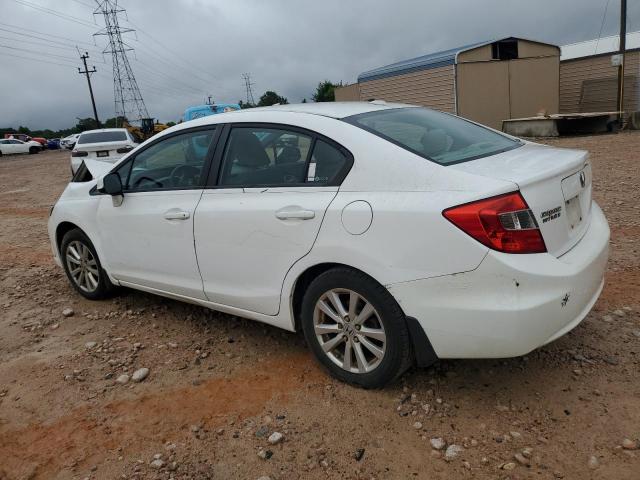 19XFB2F96CE020920 - 2012 HONDA CIVIC EXL WHITE photo 2