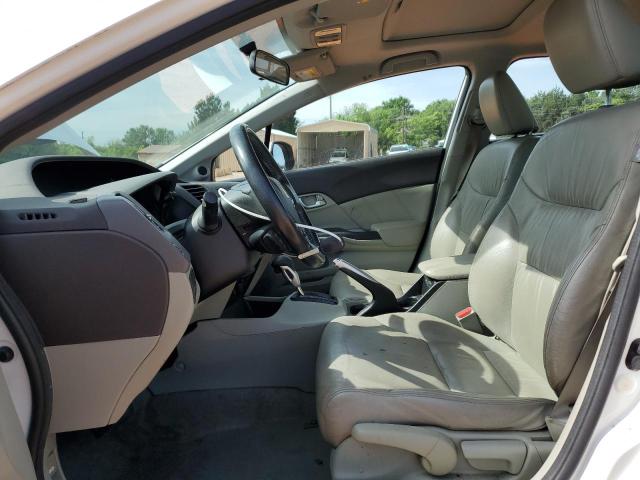 19XFB2F96CE020920 - 2012 HONDA CIVIC EXL WHITE photo 7