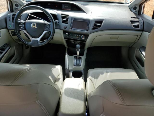 19XFB2F96CE020920 - 2012 HONDA CIVIC EXL WHITE photo 8