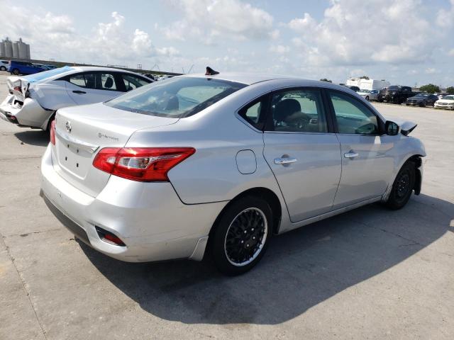 3N1AB7AP1JY303852 - 2018 NISSAN SENTRA S SILVER photo 3