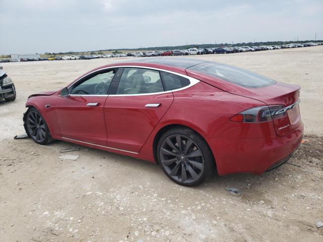 5YJSA1E21GF174614 - 2016 TESLA MODEL S Կարմիր լուսանկար 2