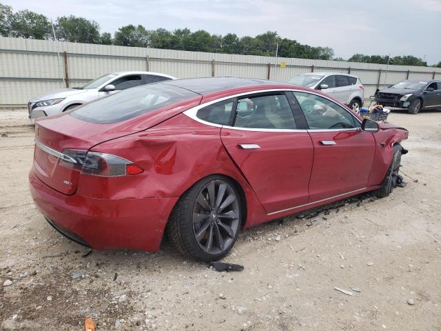 5YJSA1E21GF174614 - 2016 TESLA MODEL S Կարմիր լուսանկար 3