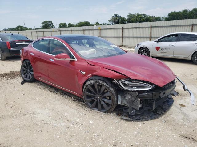 5YJSA1E21GF174614 - 2016 TESLA MODEL S Կարմիր լուսանկար 4