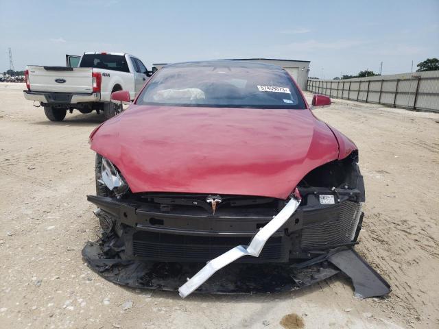 5YJSA1E21GF174614 - 2016 TESLA MODEL S Կարմիր լուսանկար 5