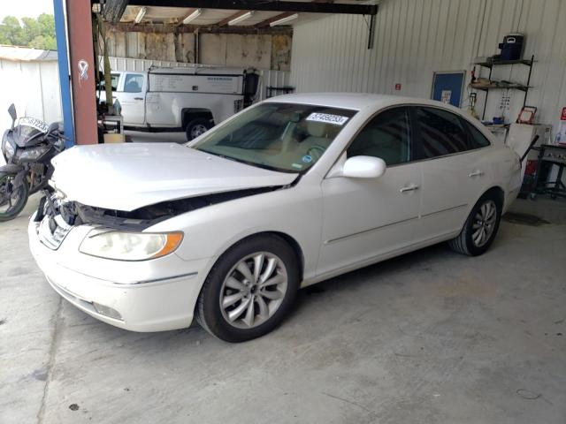 KMHFC46F27A232328 - 2007 HYUNDAI AZERA SE WHITE photo 1