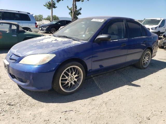 2HGES16355H537118 - 2005 HONDA CIVIC DX VP Mavi foto 1