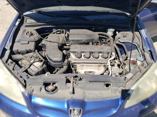 2HGES16355H537118 - 2005 HONDA CIVIC DX VP Mavi foto 11