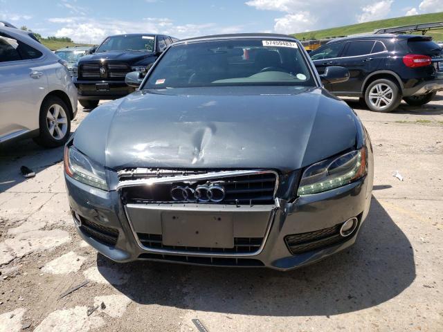 WAUVFAFH2BN007297 - 2011 AUDI A5 PRESTIGE GRAY photo 5