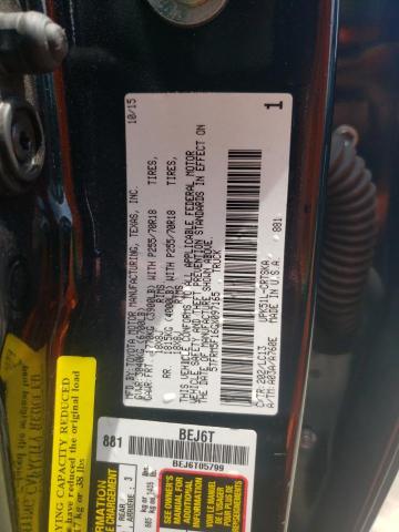 5TFRM5F16GX097165 - 2016 TOYOTA TUNDRA DOUBLE CAB SR/SR5 BLACK photo 13