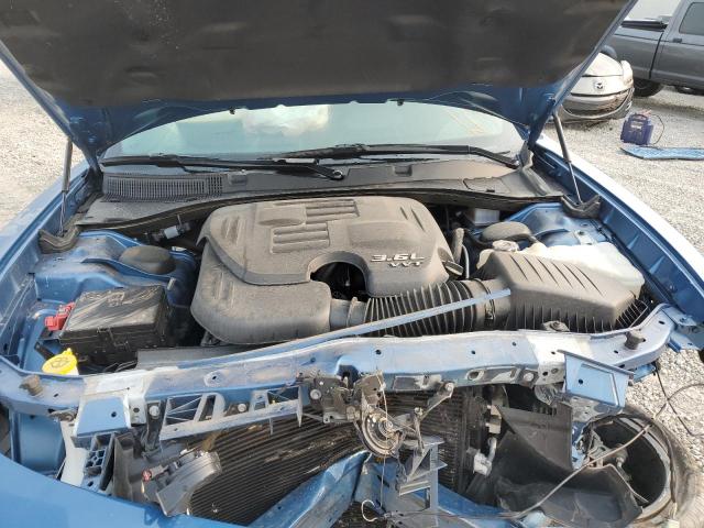 2C3CDXMG3MH609199 - 2021 DODGE CHARGER GT BLUE photo 11