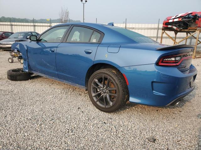 2C3CDXMG3MH609199 - 2021 DODGE CHARGER GT BLUE photo 2