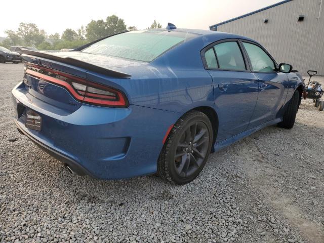 2C3CDXMG3MH609199 - 2021 DODGE CHARGER GT BLUE photo 3