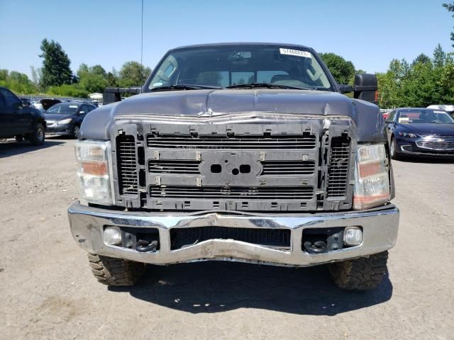 1FTWW31R38EA61672 - 2008 FORD F350 SRW SUPER DUTY GRAY photo 5