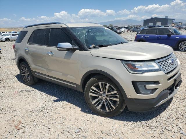 1FM5K8HT9HGB30547 - 2017 FORD EXPLORER PLATINUM GOLD photo 4