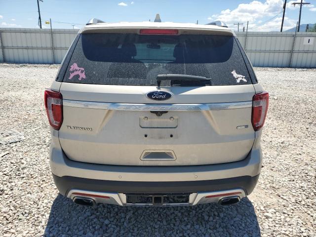 1FM5K8HT9HGB30547 - 2017 FORD EXPLORER PLATINUM GOLD photo 6