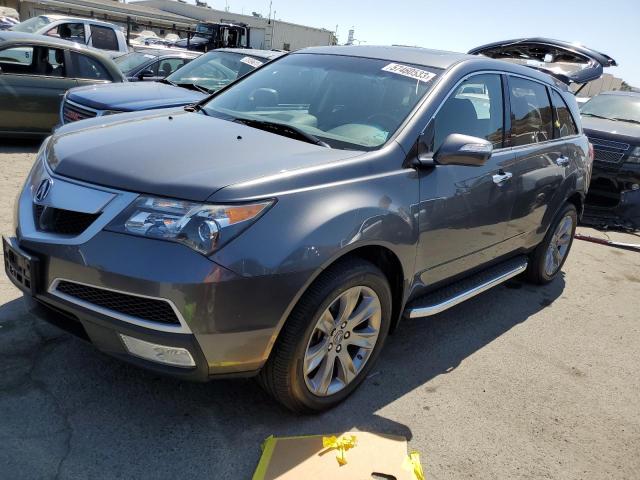 2HNYD2H60CH523105 - 2012 ACURA MDX ADVANCE GRAY photo 1