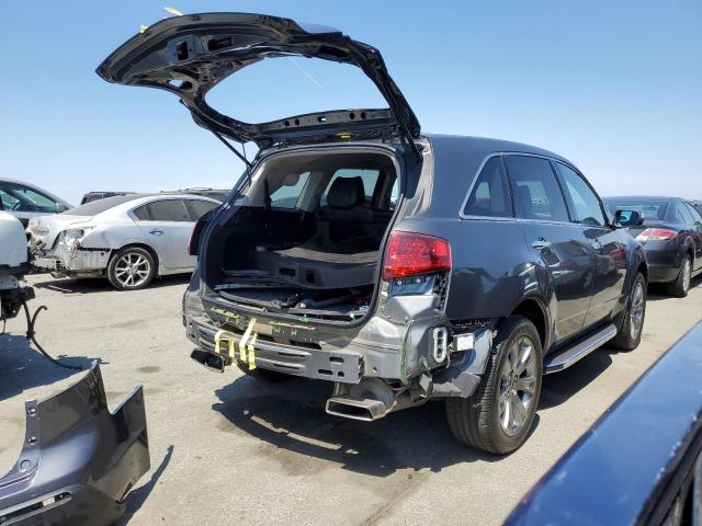 2HNYD2H60CH523105 - 2012 ACURA MDX ADVANCE GRAY photo 3