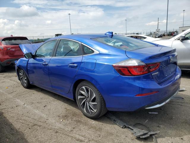 19XZE4F9XLE006177 - 2020 HONDA INSIGHT TOURING BLUE photo 2