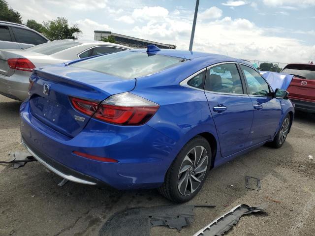 19XZE4F9XLE006177 - 2020 HONDA INSIGHT TOURING BLUE photo 3