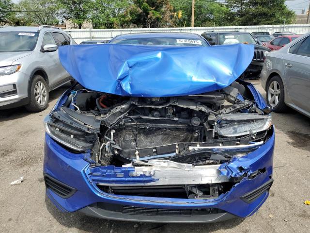 19XZE4F9XLE006177 - 2020 HONDA INSIGHT TOURING BLUE photo 5