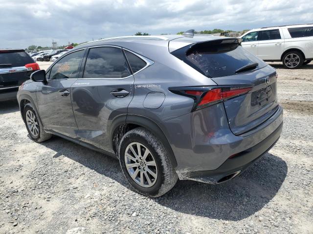 JTJYARBZ9K2133134 - 2019 LEXUS NX 300 BASE ნაცრისფერი ფოტო 2