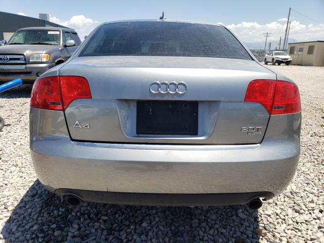 WAUDF78E66A114741 - 2006 AUDI A4 2.0T QUATTRO SILVER photo 6