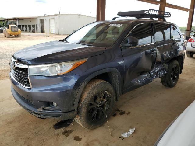 5TDJKRFHXGS234945 - 2016 TOYOTA HIGHLANDER XLE Mavi foto 1