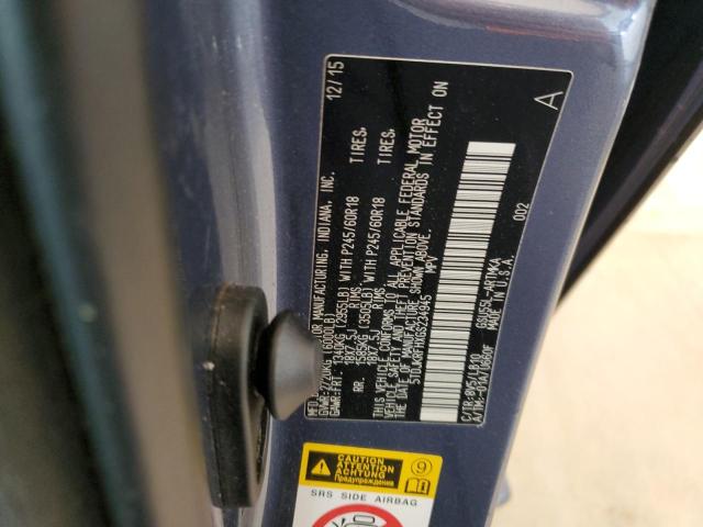 5TDJKRFHXGS234945 - 2016 TOYOTA HIGHLANDER XLE Mavi foto 13