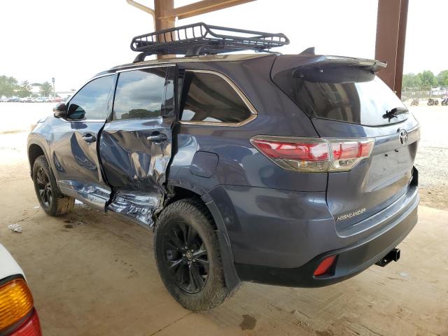 5TDJKRFHXGS234945 - 2016 TOYOTA HIGHLANDER XLE Mavi foto 2