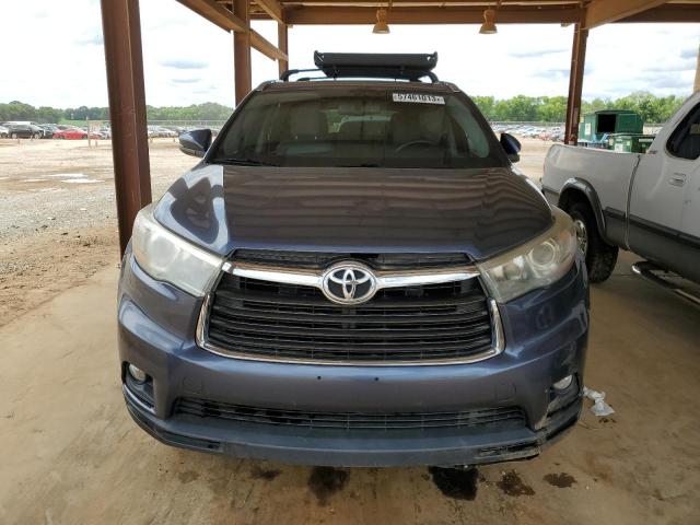 5TDJKRFHXGS234945 - 2016 TOYOTA HIGHLANDER XLE Mavi foto 5