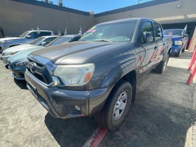 5TFJU4GN6EX052734 - 2014 TOYOTA TACOMA DOUBLE CAB PRERUNNER GRAY photo 2