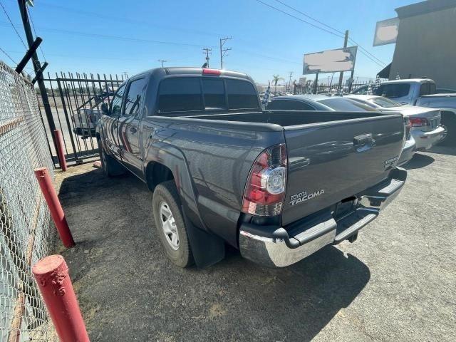 5TFJU4GN6EX052734 - 2014 TOYOTA TACOMA DOUBLE CAB PRERUNNER GRAY photo 3